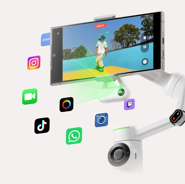 Flow 2 Pro - AI追跡搭載 スマートフォン用ジンバル - Insta360